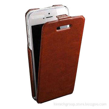Mobile phone leather flip case for iPhone 5New